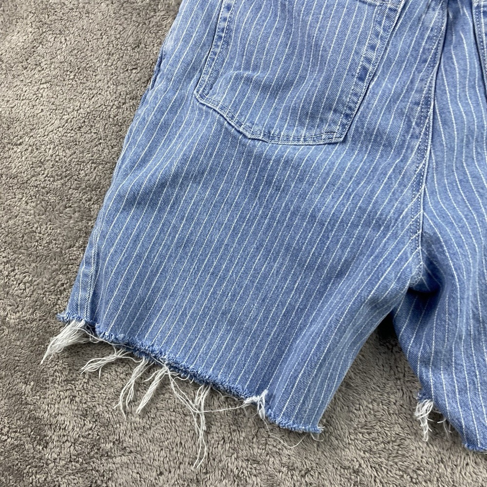 Loft Cutoff Shorts Womens‎ Size 6 28W Blue The Kick Crop - Picture 13 of 15